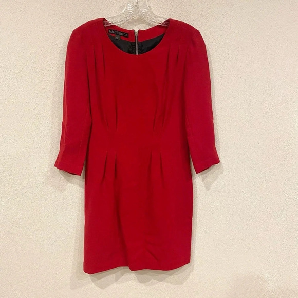 Lafayette 148 Pleated Dress Size 2 EUC - Picture 2 of 5